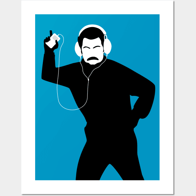 Swanson On Music Wall Art by solublepeter